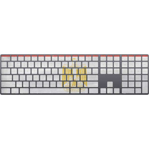 Egypt Flag Distressed Magic Keyboard with Numeric Keypad Skin